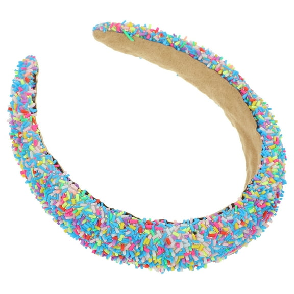 LABSERRON 1Set Wide Headbands For Women Stylish Hair Accessories Plastic Sponge Blue 16.0x5.7x1.4in