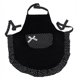 thumbnail image 5 of Delantal divertido con lazo, delantal de cocina, delantal de dama con volantes, accesorios de repostería coquetos Negro, 5 of 9