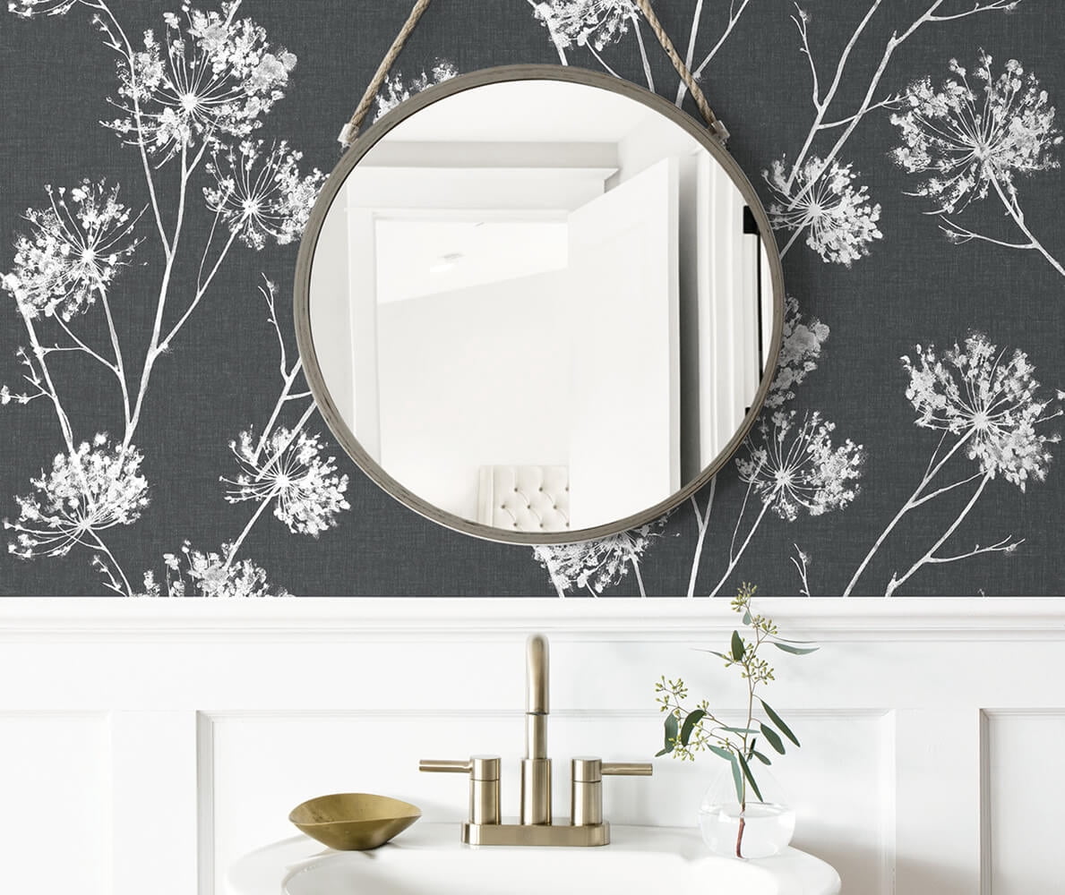 NextWall One O'Clocks Peel and Stick Wallpaper