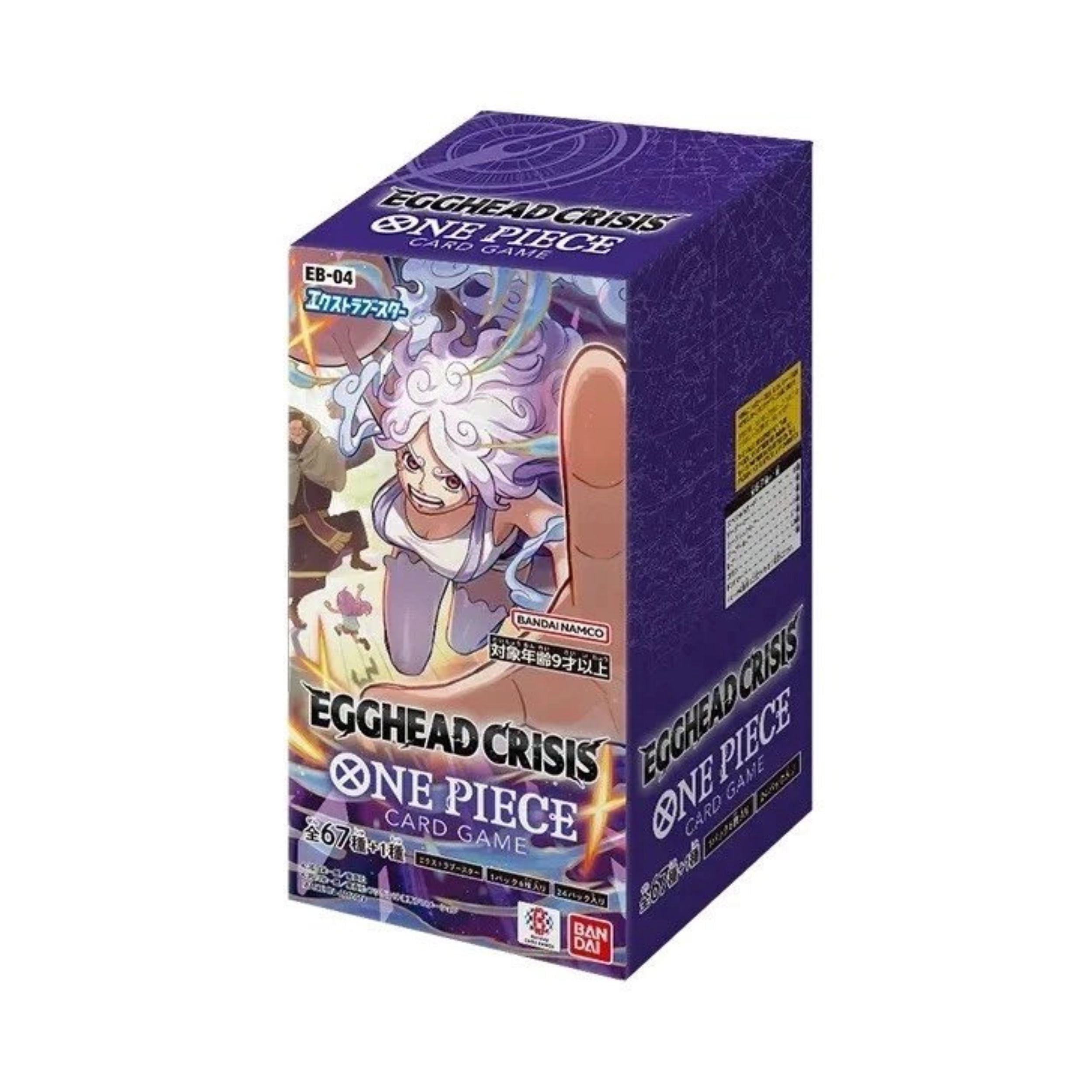 One Piece Card Game EB-04 Egghead Crisis Japanese Booster Box  144 Collectible Cards, Bandai