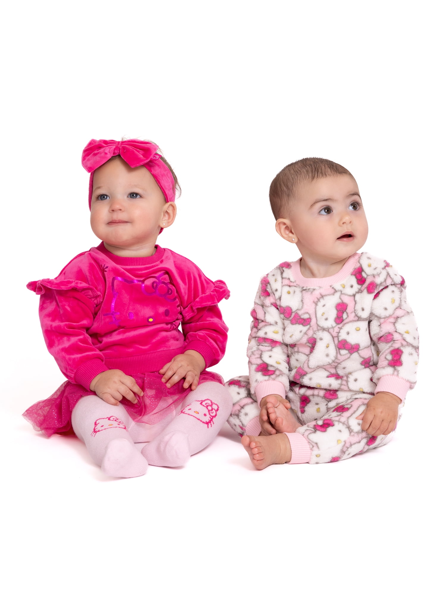 Character Baby Girls Dress Set with Tights and Matching Bow Headband, 3-Piece, Sizes 0/3 Months-24 Months