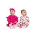 thumbnail image 5 of Character Baby Girls Dress Set with Tights and Matching Bow Headband, 3-Piece, Sizes 0/3 Months-24 Months, 5 of 19