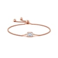 thumbnail image 2 of ANGARA IGI Certified Lab Grown 1.9 Ct Horizontally Set Diamond Bolo Bracelet for Women in 14K Rose Gold (Size-8x6mm| Color-F-G| Clarity-VS) | Anniversary, Jewelry Gift for Women | Diamond Bracelet, 2 of 6