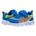 thumbnail image 6 of NEWMALL Girls LED Light Up Sneakers Kids Low Top Shoe (12 Little Kid,Blue), 6 of 7