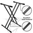 Pyle PKS40 Universal Keyboard Stand, Electronic Digital Piano DJ