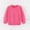 Hot Pink, variant on Unisex Boys Girls Cotton Sweatshirt Kids Crewneck Long Sleeve Casual Tops School Uniform Thin Pullover Shirts, Size 2-11