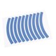 thumbnail image 4 of Pegatinas Reflectantes Adhesivas Para Bicicletas, Pegatinas Reflectantes Universales Para Niños Para Accesorios De Equilibrio Anggrek Azul claro, 4 of 8