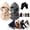 B+c, variant on Double Layer Fleece Hooded Hat, One-Piece Flannel Warm Integrated Mask Hats, 3-in-1 Winter Balaclava Hood, Face Cover Neck Gaiter, Adjustable Drawstring for Men Skiing Cycling Hiking
