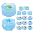 thumbnail image 1 of OULII 15Set Glow In The Dark Miniature Fish Bowl Resin Aquarium Ornaments Assorted Color Decorative Figurines, 1 of 8
