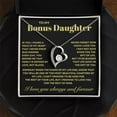 thumbnail image 2 of Bonus Daughter Gift, Forever Love Heart Necklace, Perfect for Birthday, Christmas, Graduation, 2 of 8