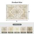 thumbnail image 4 of CHITOOMA 3'x5' Area Rugs for Living Room, Machine Washable Rugs Vintage Area Rug for Bedroom Dining Room Dorm Office with Non-Slip Backing, Stain Resistant Non-Shed Carpet, 4 of 6