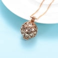 thumbnail image 3 of Tree of Life Ball Urn Necklace for Cremation Ashes Holder Memorial Jewelry Pendent for Ashes Perfume Dry Flowers, 3 of 6