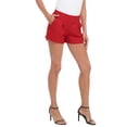 thumbnail image 2 of HDE Women's Dress Shorts 3" Inseam High Waisted Summer Shorts Red M, 2 of 6