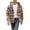 W-Khaki730, variant on Wuxian Men's Flannel Hoodie Shirts Casual Button Down Plaid Shirt Jackets For Men Long Sleeve Stylish Hooded With Pockets