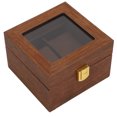 thumbnail image 3 of Wood Watch Box,Wooden Watch Case 2 Wooden Watch Case Display Case Exquisite Design, 3 of 8