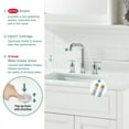 thumbnail image 2 of PARLOS 2-Handle Widespread Bathroom Sink Faucet with Metal Pop-up Drain and Supply Hoses, Polished Chrome, 2 of 10