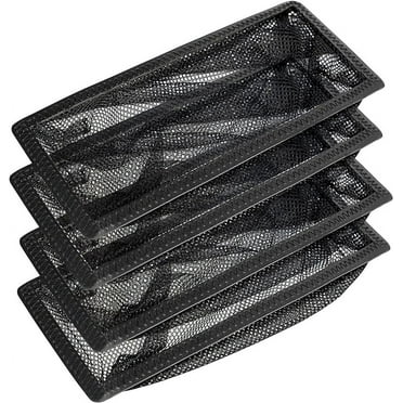 GRACETOP Black 4wx10L Heating & Cooling Register Trap/Cover, 4 Pack