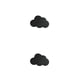 thumbnail image 3 of Naiovety Gancho de puerta Clip colgante Abrazadera de pared Decoraciones en forma de nube Adorno autoadhesivo Suministros para el hogar Perchero Negro 2piezas, 3 of 6