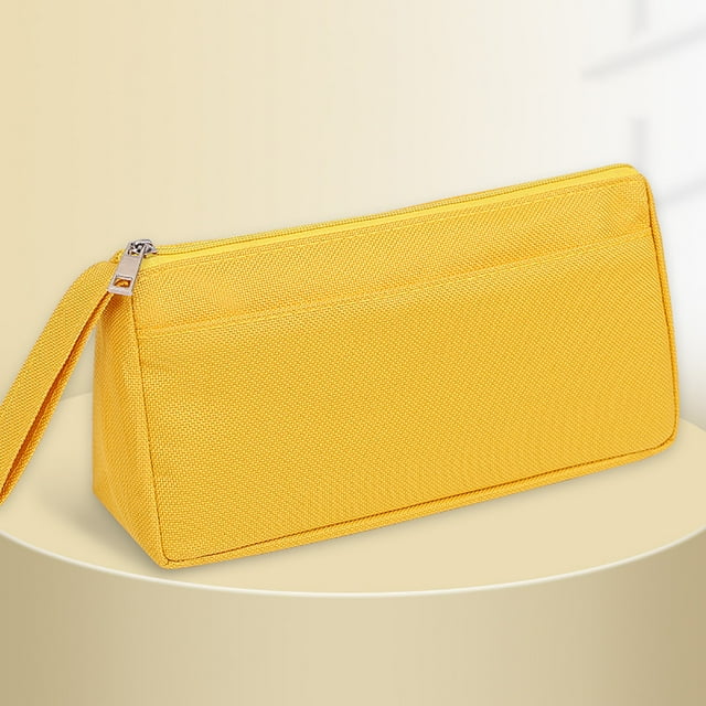 AKEGAMN Clearance! A Stylish Elegant And Pen Bag With Color Options Ideal For Back To School Organization Showcasing A Sleek Design Functional Wrist Strap And Fabric For Effortless Daily Use Sleek D