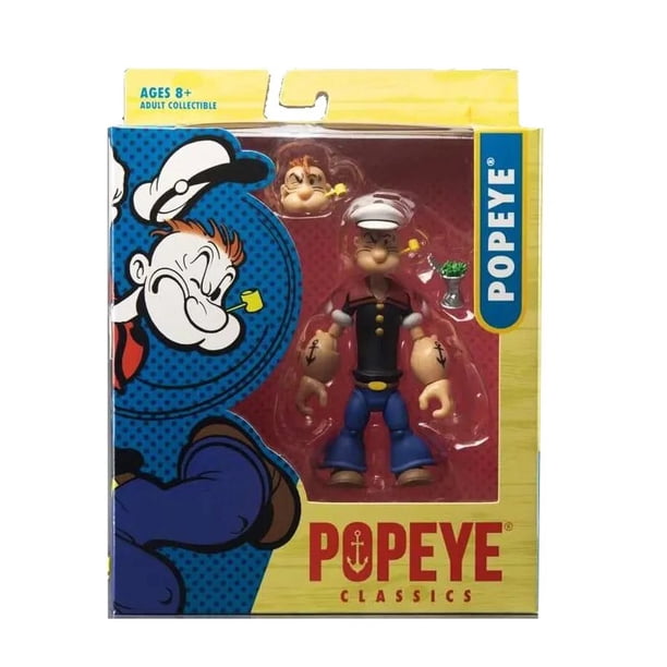 Popeye-figuras de acción clásicas de Olive Castor, Oyl, Youtooz, Poopdeck, Pappy, Popeye, Bluto, modelo de Anime, muñeca, regalos LIUWENJING unisex