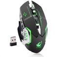 thumbnail image 1 of Mouse Inalámbrico Gamer  Recargable FREE WOLF X8 ADA  Clic Silencioso, 3 dpi Ajustable, 1 of 5