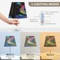 thumbnail image 4 of YAZAOO Table Lamp Creative Colorful Planet and Stars Pattern Simple Pattern Night Light, 4 of 8