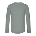 thumbnail image 7 of M-5X Mens Plus Size T-Shirts Big & Tall Long Sleeve Sun Protection UV Shirts Pullover Slim-Fit Solid Lightweight Athletic Workout Tees Tops, 7 of 7