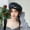 Black, variant on Cap Artist Beret French Beret Hat Beret Leather Beret Women
