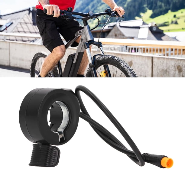 Acelerador De Acelerador De Pulgar Para Bicicleta Eléctrica, Acelerador De Dedo 130X Con Conector Impermeable, Kit De Alimentación De Batería De Litio Modificada Para Bicicleta