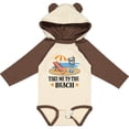 thumbnail image 3 of Inktastic Beach Vacation Florida California Boys or Girls Long Sleeve Baby Bodysuit, 3 of 5