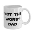 thumbnail image 2 of amangny Not The Worst Dad 15oz Mug, Daddy Cup, Perfect Gifts For Daddy from Son, Fathers day mug, Gift for dad, Dad mug, Father mug, 2 of 2