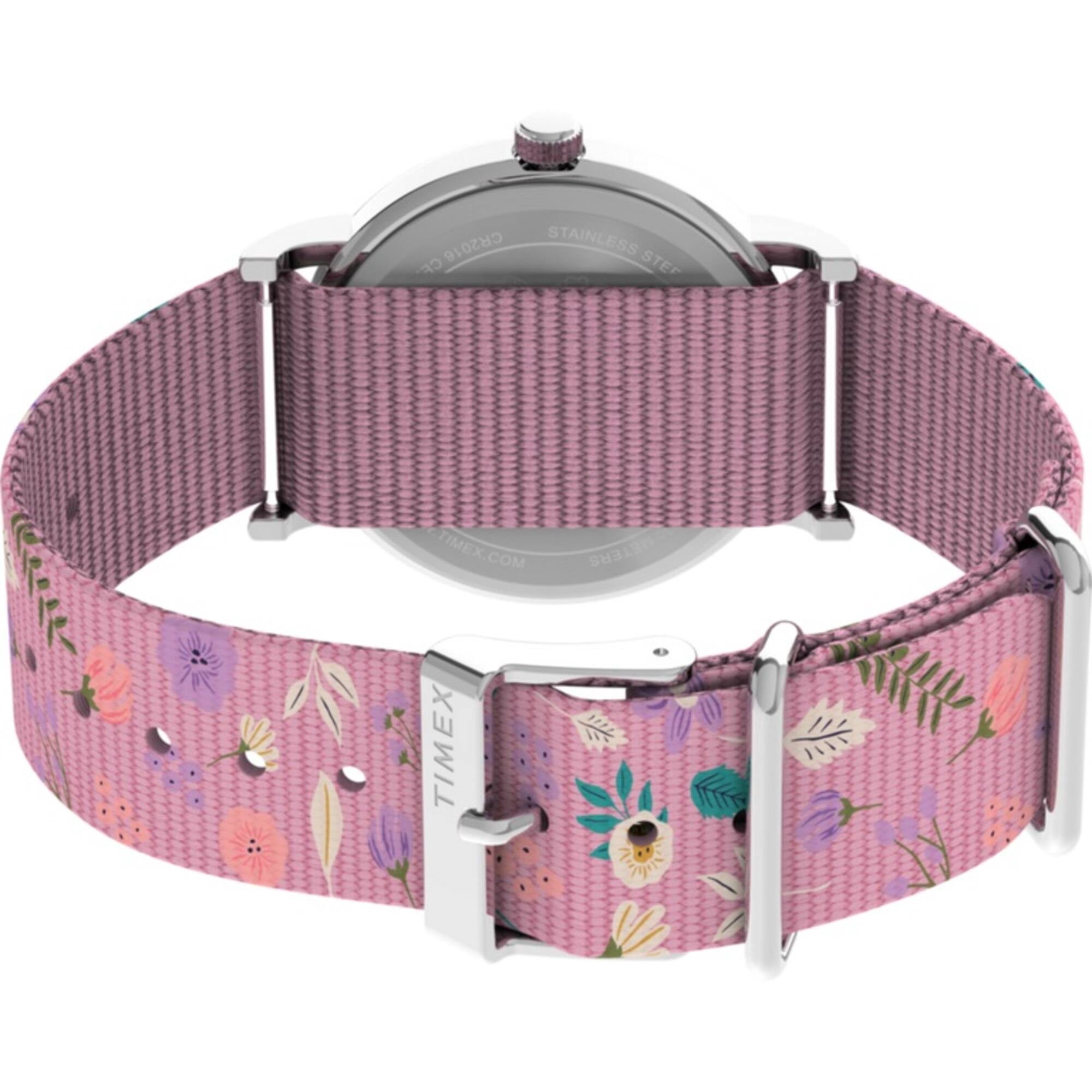 Timex TW2V77800GP Women's Weekender X Peanuts In Bloom Strap Watch