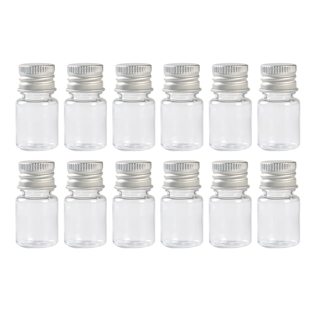 12 Pcs Bouteilles de Réactif Chimique Contenants d'Échantillons en Verre Petites Bouteilles Scellées 5ml