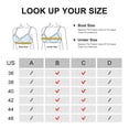 thumbnail image 4 of LZHGirlshop Bras for Women,Women's Bra Wire Free Underwear OnePiece Bra Everyday Comfortable Breathable Underwear Bras3PC Khaki46, 4 of 6