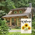 thumbnail image 2 of Sm:)e Summer Sunflower Garden Flag 12 x 18 Inch Double Sided, Welcome Seasonal Farmhouse Yard Outdoor Banner, 2 of 6