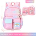 thumbnail image 2 of Korean Cute Backpack Girls Rainbow Laptop Princess Schoolbag (Pink S), 2 of 10