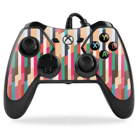 MightySkins PREXBONCO-Crazy Stripes Skin for PowerA Pro Ex XBox One Controller Case Wrap Cover Sticker - Yeah Mon