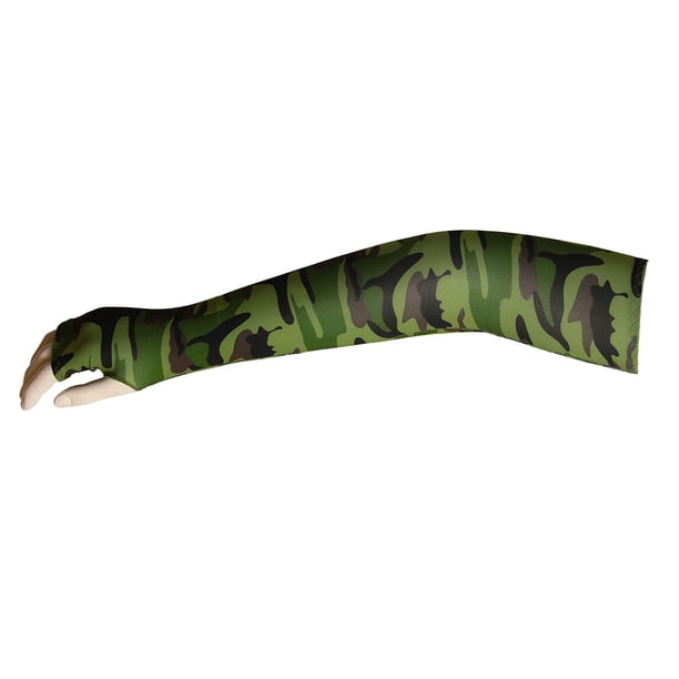 Wosthever Protector solar para dedos expuestos para ciclismo Mangas para brazos Para El Sol camuflaje militar verde Type3 NO3