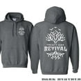 thumbnail image 4 of Treaty Oak Revival . Tree Roots . Band Music . Nature . Gift For Fans Of Folk And Rock Music. Graphic For Women And Men Unisex Comfort Hoodie, Color: Sand, Size: 3XL, 4 of 6