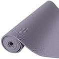 thumbnail image 3 of Tapete de Yoga BalanceFrom Gris Alta Densidad Multiusos Antideslizante con Correa de Transporte, 3 of 10