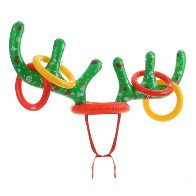 Juegos de Lanzamiento de Anillos, Set, Juegos al Aire Libre de Carnaval, Accesorios, Juego de Anillos de Lanzamiento Cruzados para Juegos, Fiesta de Navidad verde
