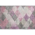 thumbnail image 2 of Addison Rugs Mayfield Premium Machine Washable Transitional Geometric Blush Rectangle Rug, 1'8" x 2'6", 2 of 6