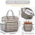 thumbnail image 5 of Green and Red Christmas Plaid Pattern Womens Lunch Box for Work,Insulated Large Lunch Bag for Tween and Teen,Loncheras Para Mujer,Leakproof Adult Lunch Bag for Work,Beach,Travel,Picnic,Camping, 5 of 7
