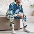 thumbnail image 7 of Zufioo Game All Day Mens Pajamas Set, Mens Long-Sleeved Pajama and Pajama Pants,Pajamas Para Hombres,Men's Sleepwear-Medium, 7 of 7