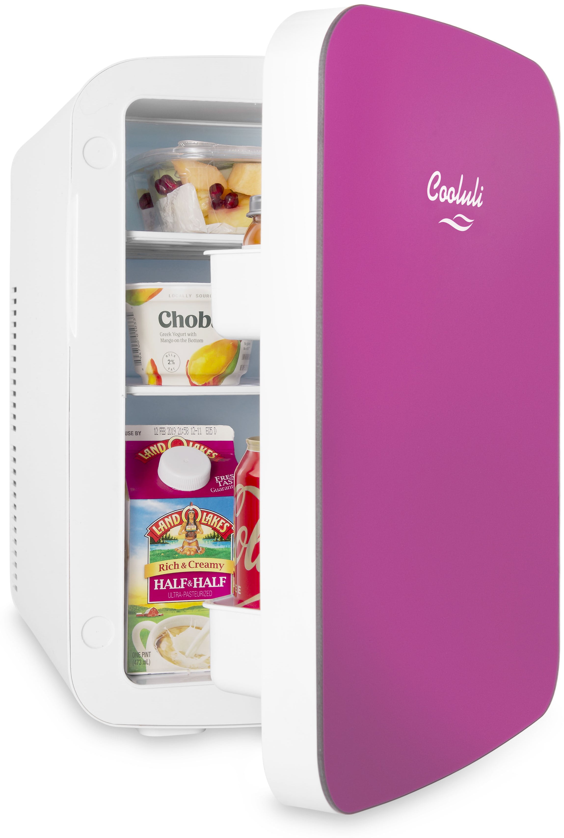Cooluli Infinity 15 Liter Portable Cooler Warmer Mini Fridge Pink Walmart Com Walmart Com