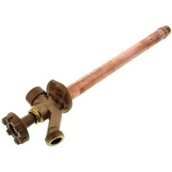 Woodford Model 17 Anti-Siphon Wall Faucet - Metal Handle - 10 In Length, 1/2 In MPT x Sweat
