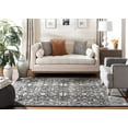 thumbnail image 4 of SAFAVIEH Evoke Ronald Bordered Area Rug, Charcoal/Ivory, 2'2" x 4', 4 of 13
