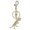 Gold, variant on Dinosaur Skeleton Keychain Fashionable Bag Charm for Trendy Accessory Lovers