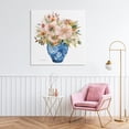 thumbnail image 2 of Stupell Industries Sunny Chinoiserie Pink Florals Canvas Wall Art design by Carol Robinson, 36 x 36, 2 of 7