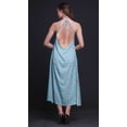 thumbnail image 2 of Bimba Robe de Plage d'Été pour Femme, Dos Nu, Col Licou, Soirée, Grande, 2 of 6